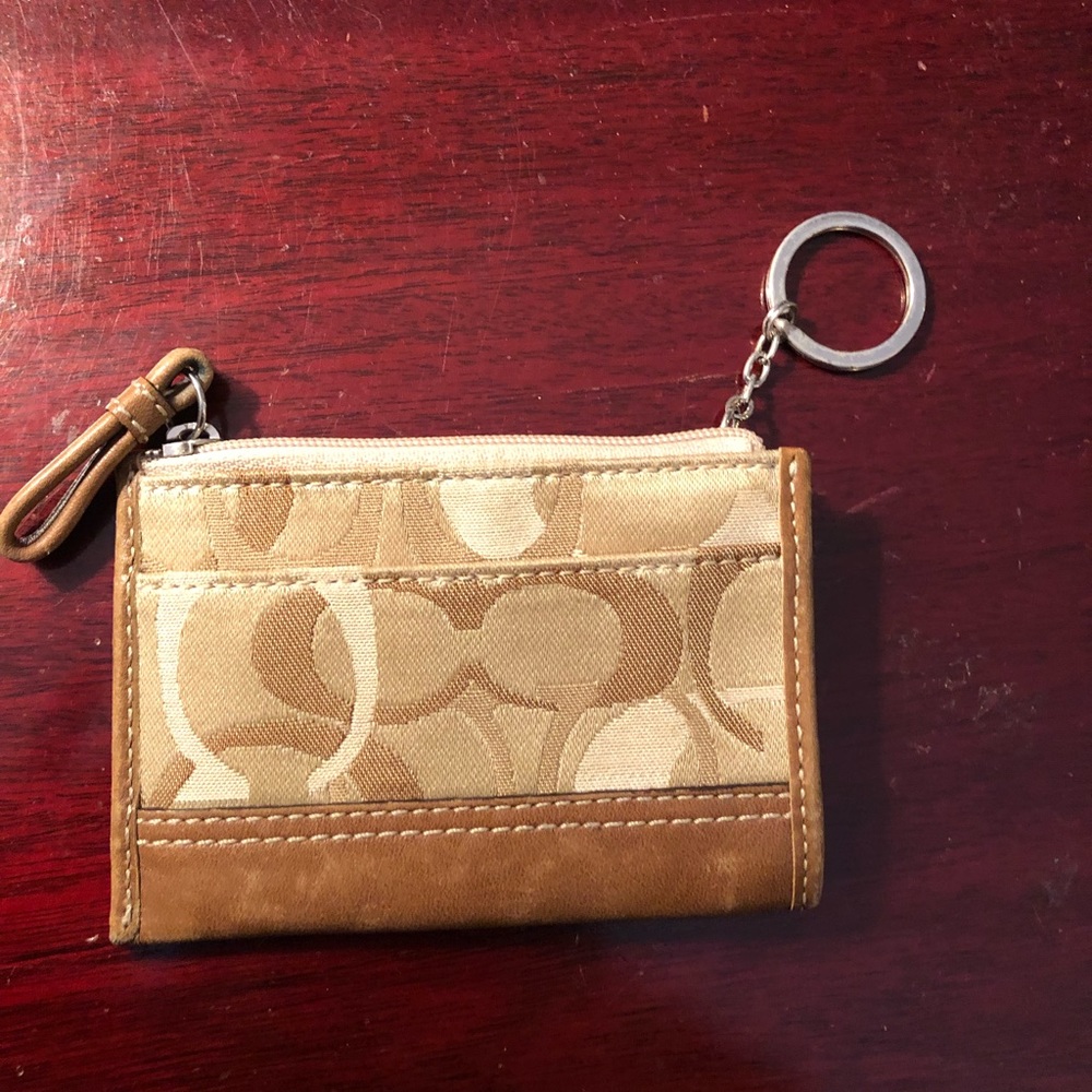 Coach Mini ID Case/Wallet & Keychain - Picture 2 of 5